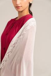 1 Piece Chiffon Embroidered Dupatta (FD0012)